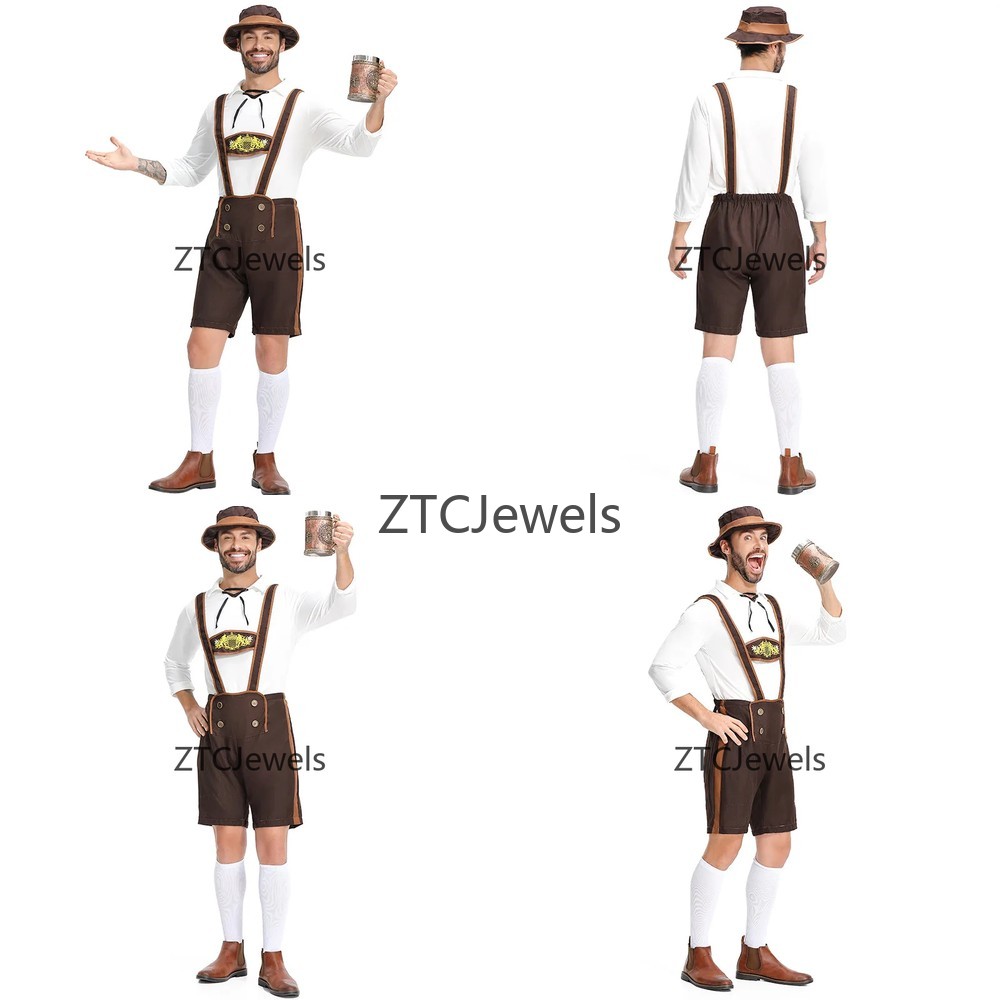 Beer & Wine Downtown - Kostum Tiga Potong Oktoberfest Munich untuk