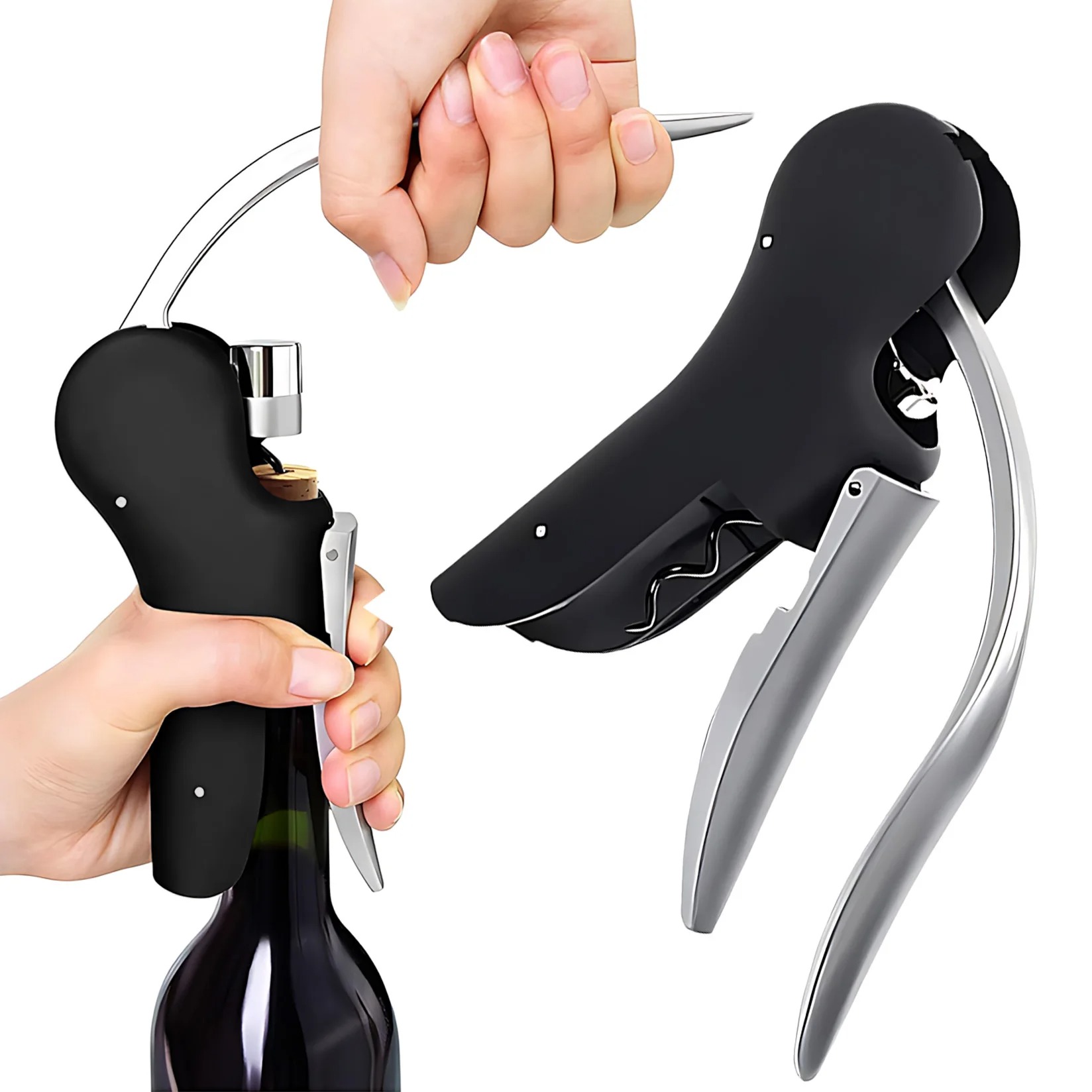 Cork Screw Lever - Pembuka Botol Praktis Set Peralatan Anggur