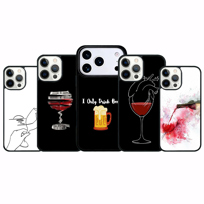 Wine Plus Beer - Casing Telepon dengan Desain Bir dan