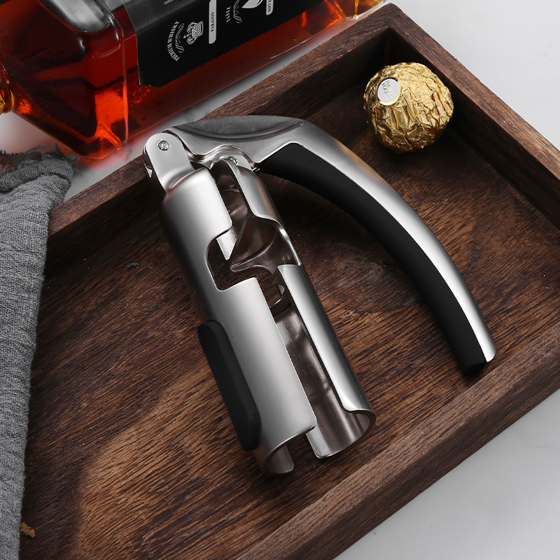 Cork Screw Lever - Pembuka Botol Anggur Semi Otomatis dari