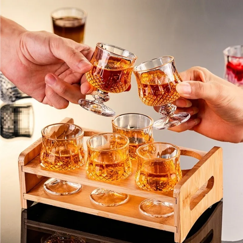Wine Glass Set Crystal - 6 Buah Set Anggur Gelas Minum