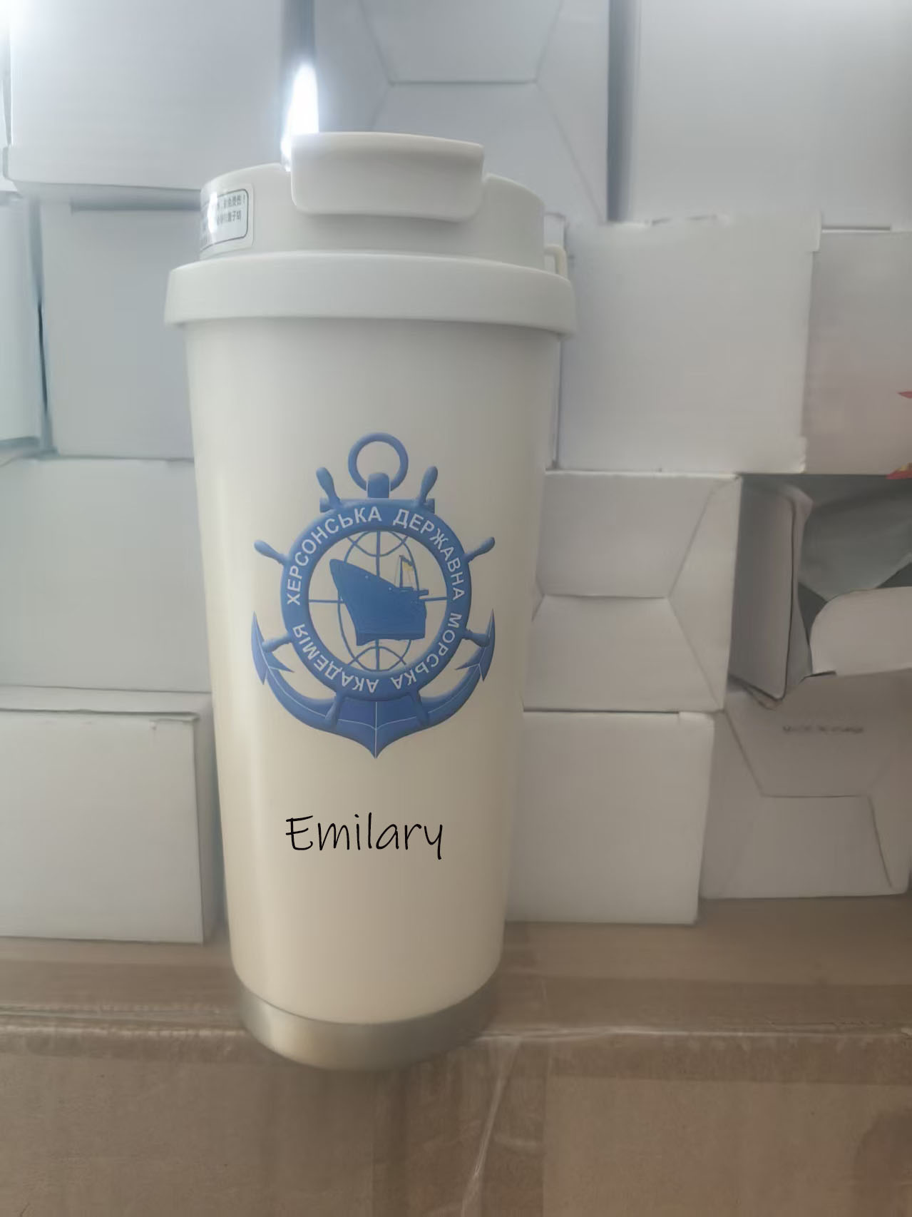 Wine With Beer Name - Logo Kustom Botol Air 600ML Termos