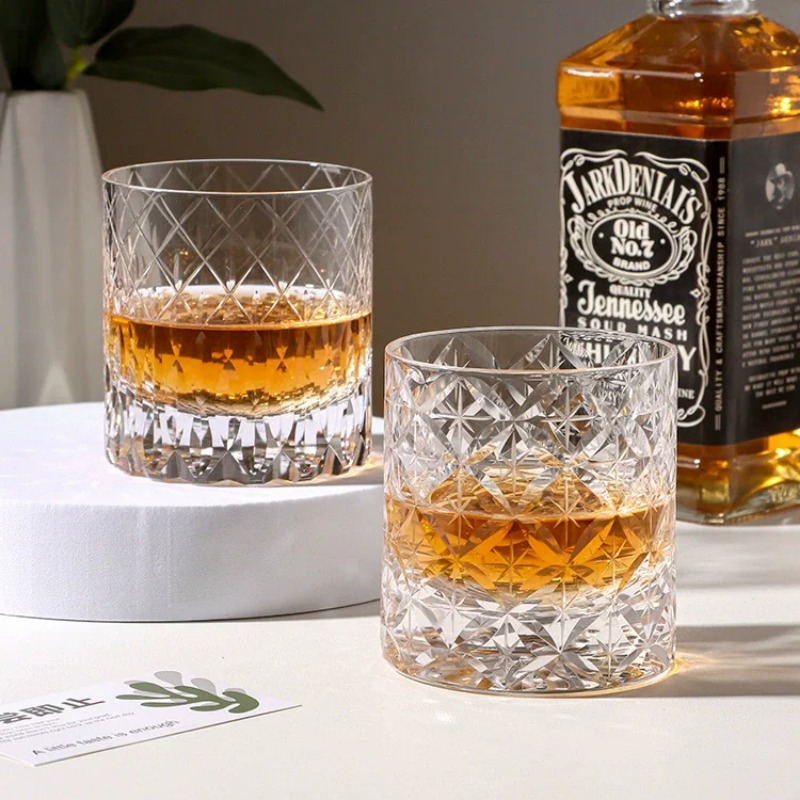 Wine Beer And Spirit - Gelas Wiski Buatan Tangan Edo Cut