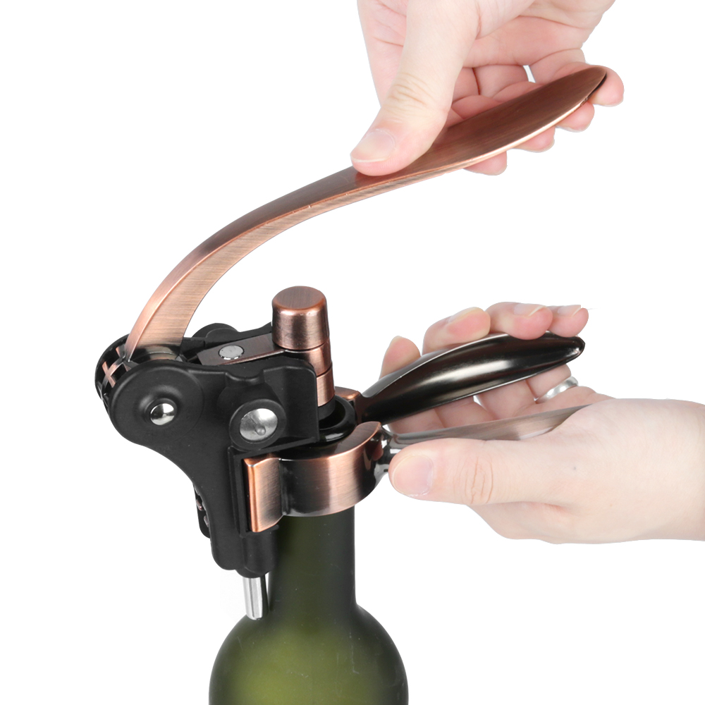 Cork Screw Lever - Bar tuas pembuka botol seng Aloi