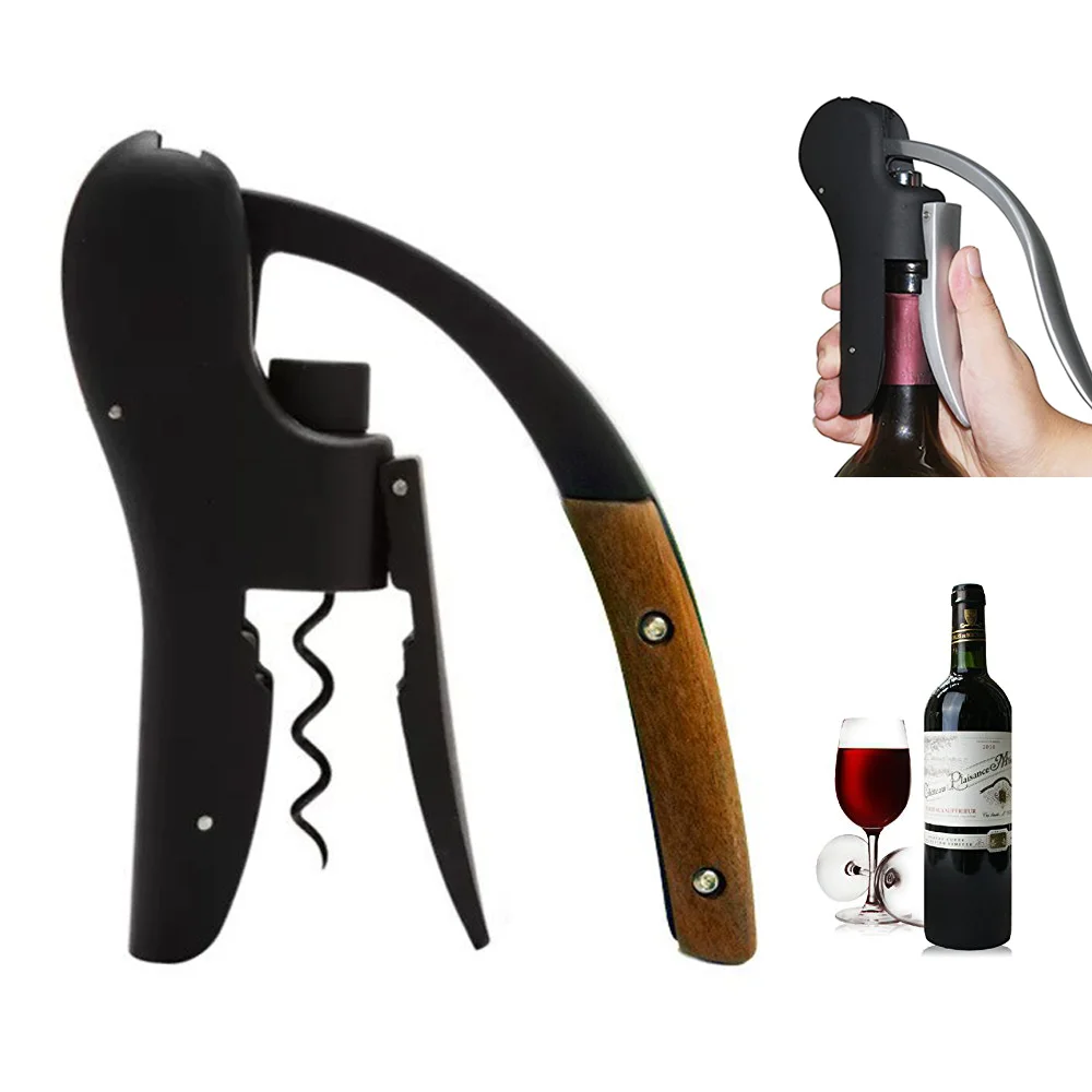 Cork Screw Lever - Pembuka Botol Anggur Gooseneck - Pompa