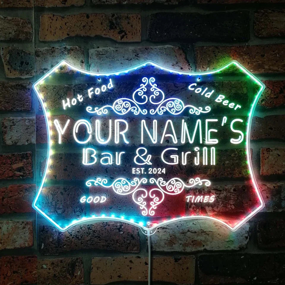 Wine With Beer Name - Personalisasi Nama Anda Bar & Panggangan