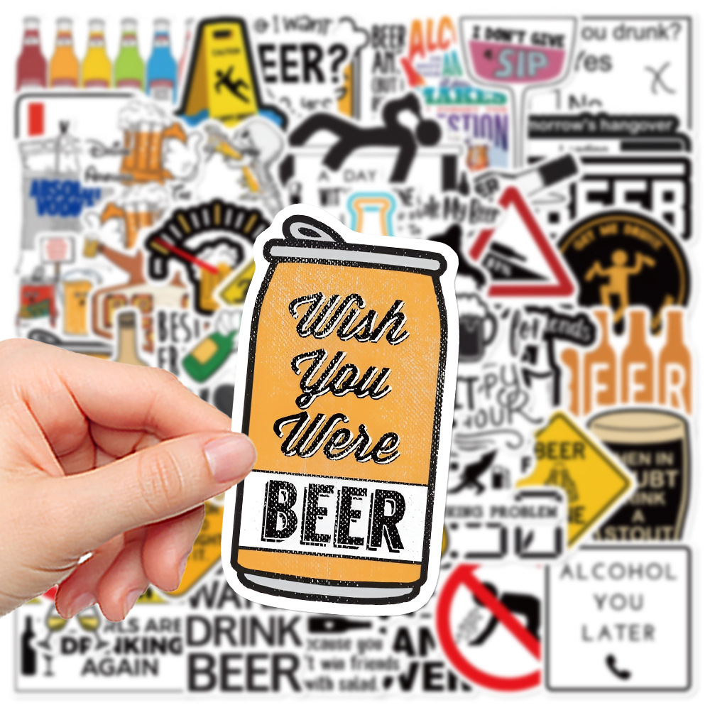 Wine Y Beer - 10/30/52 buah dekorasi grafiti motor gelas