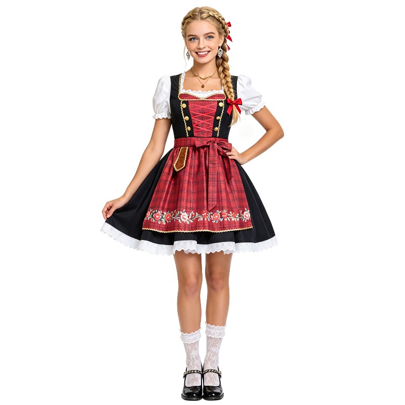 Kostum Gaun Oktoberfest Jerman - Beer & Wine Downtown ulasan dan harga