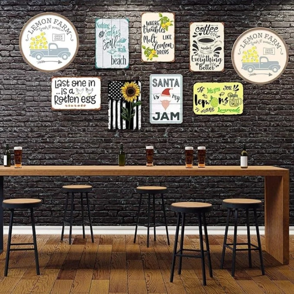 CIFbuy 1pc Papan Logam Bar Kus - Wine With Beer Name ulasan dan harga