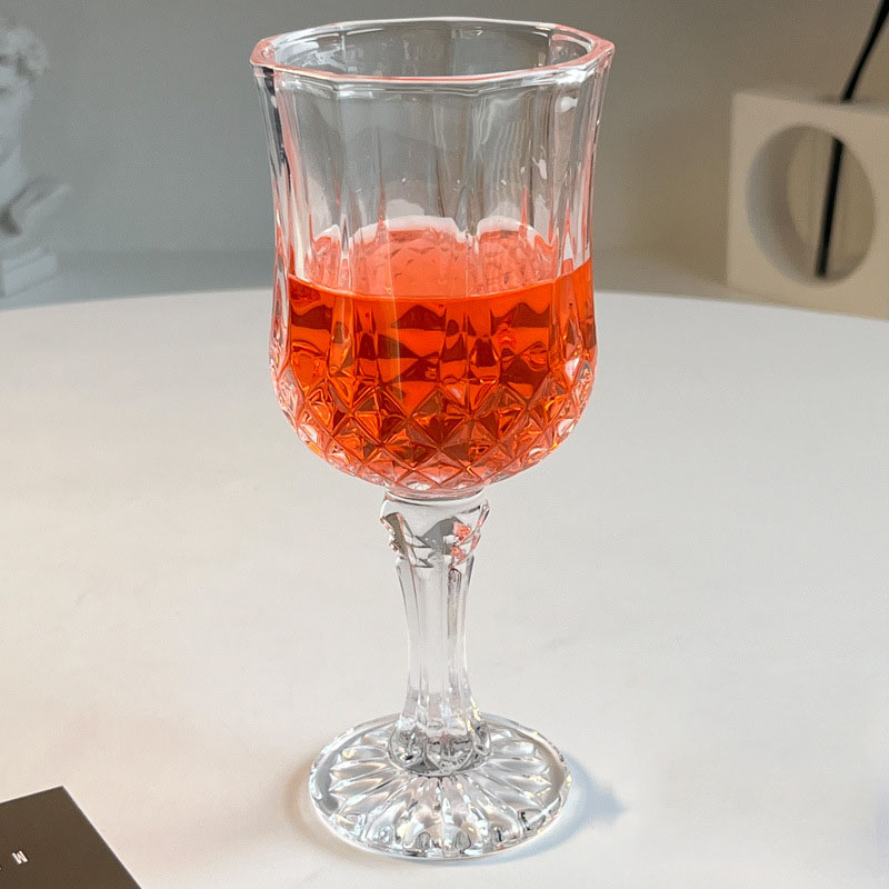 4 buah Set cangkir sampanye ka - Wine Glass Set Crystal ulasan dan harga