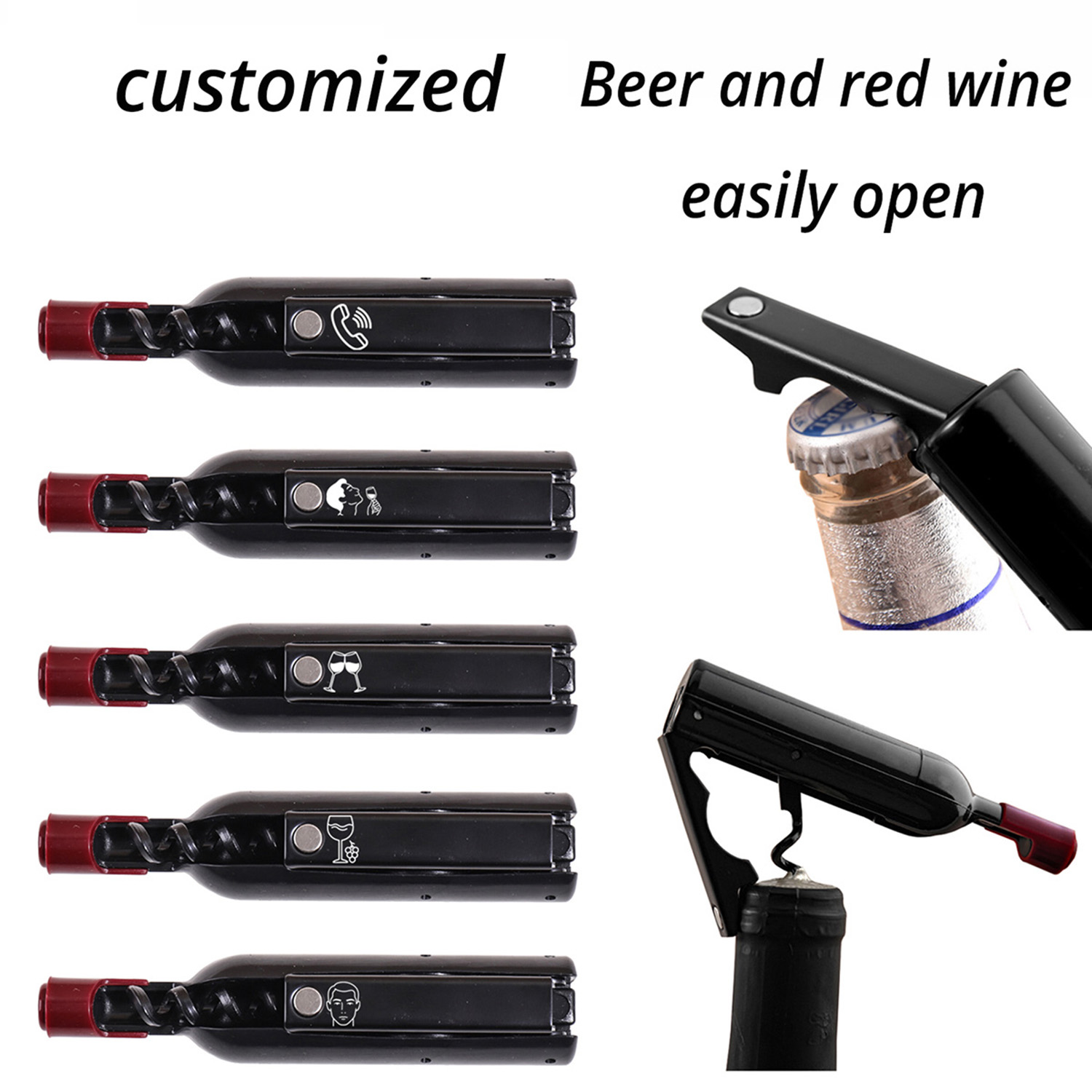 Pembuka Botol Bentuk Botol den - Wine With Beer Name ulasan dan harga