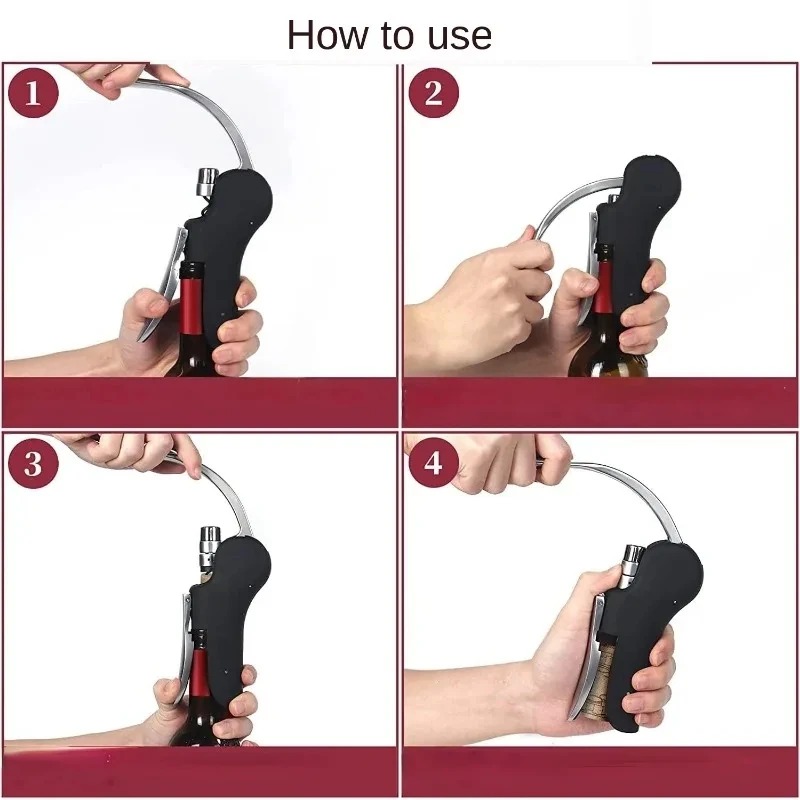 Pembuka Botol Praktis Set Pera - Cork Screw Lever ulasan dan harga