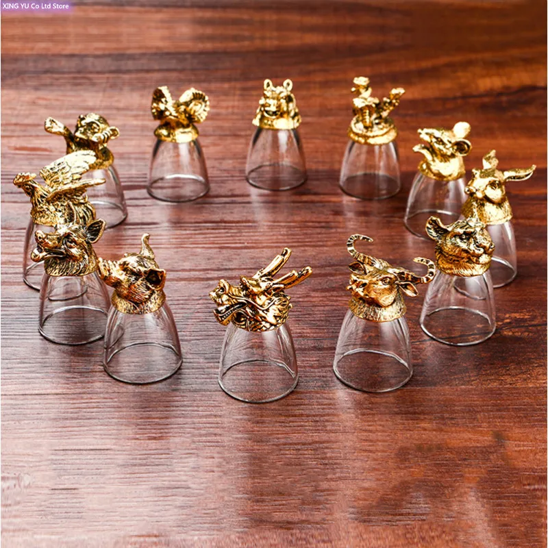 Set Gelas Anggur Zodiak Cina,  - Wine Glass Set Crystal ulasan dan harga