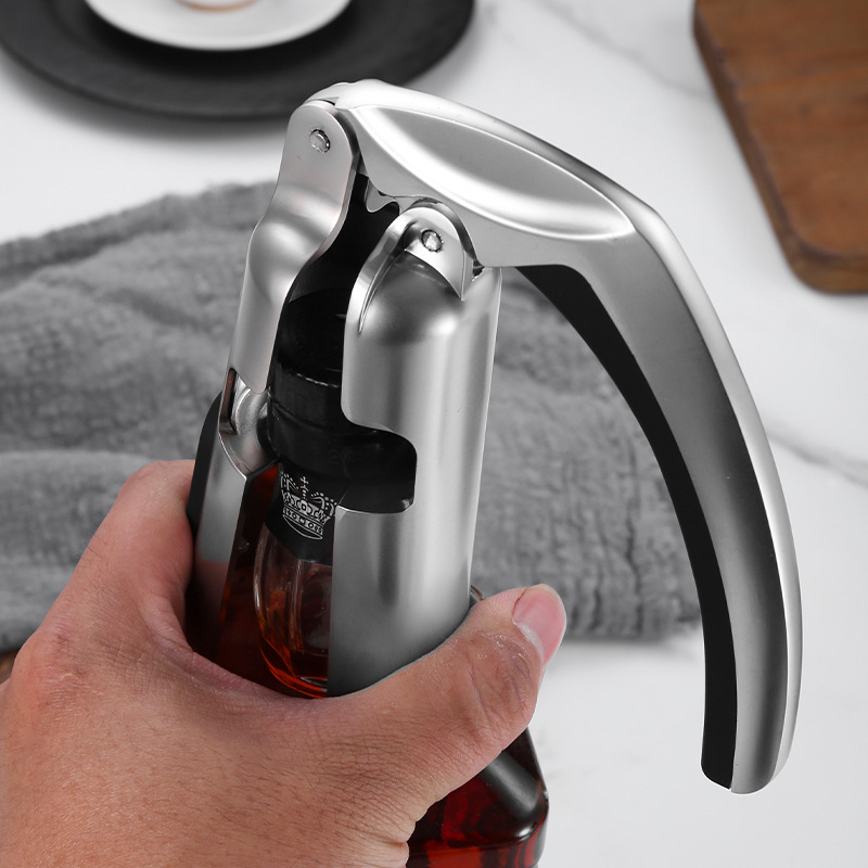 Pembuka Botol Anggur Semi Otom - Cork Screw Lever ulasan dan harga