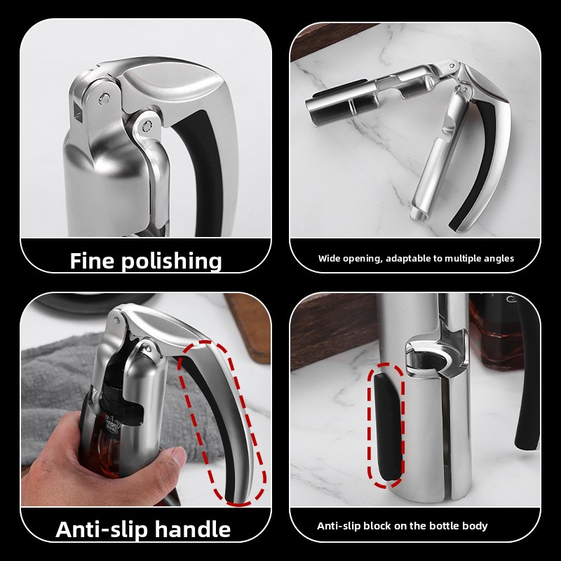 Pembuka Botol Anggur Semi Otom - Cork Screw Lever ulasan dan harga