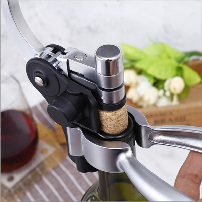 Pembuka Botol Anggur Manual ya - Cork Screw Lever ulasan dan harga