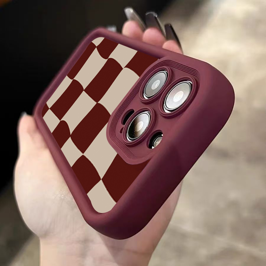 Casing Ponsel Pola Grid Deform - Wine & Beer Unlimited Spirits ulasan dan harga