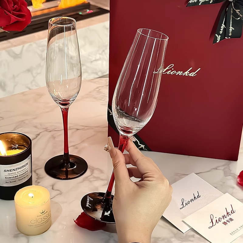 Set Gelas Anggur Kristal Mewah - Wine Glass Set Crystal ulasan dan harga