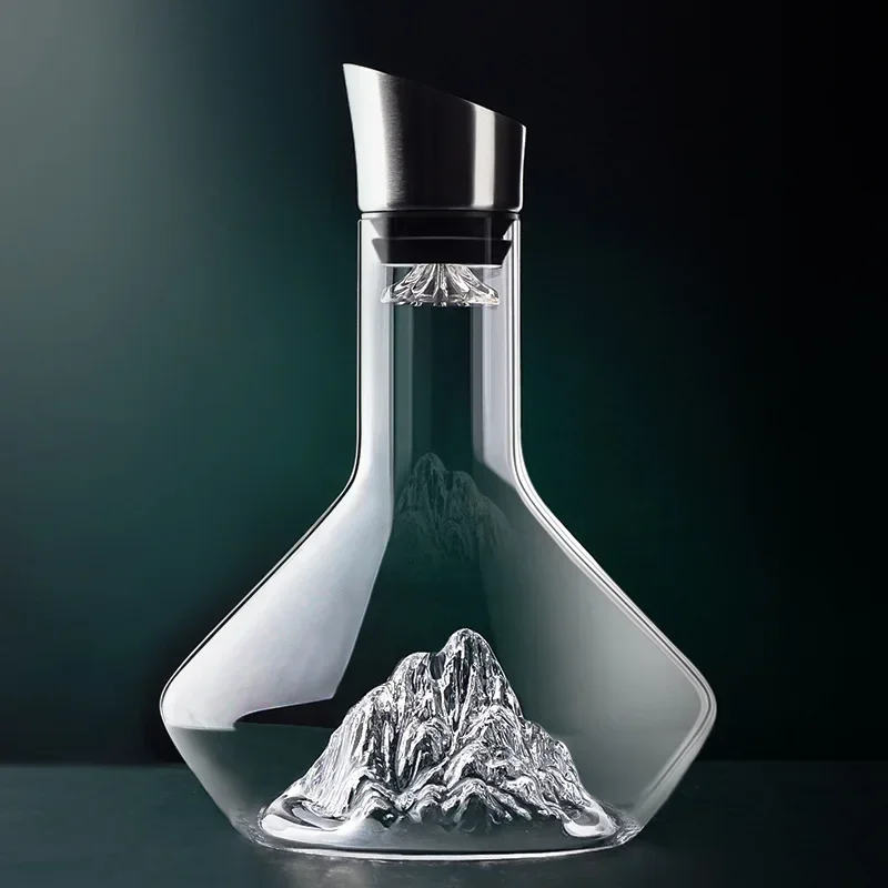 1500ML Dekanter Wiski Dekanter - Wine Glass Set Crystal ulasan dan harga