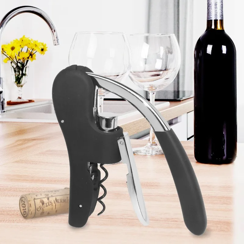 Pembuka Botol Anggur Gooseneck - Cork Screw Lever ulasan dan harga