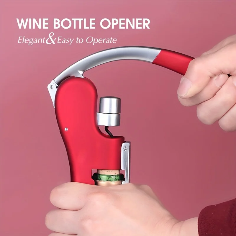 1 Set Alat Pembuka Botol Anggu - Cork Screw Lever ulasan dan harga