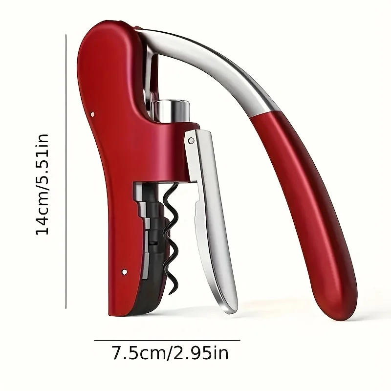 1 Set Alat Pembuka Botol Anggu - Cork Screw Lever ulasan dan harga