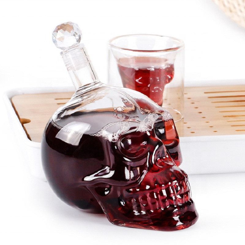 Botol kristal dekanter kepala  - Wine Beer And Spirit ulasan dan harga