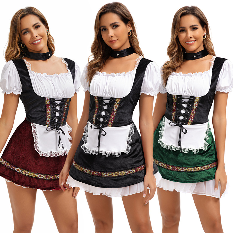 Gaun Pelayan Berenda Elegan de - Beer & Wine Downtown ulasan dan harga