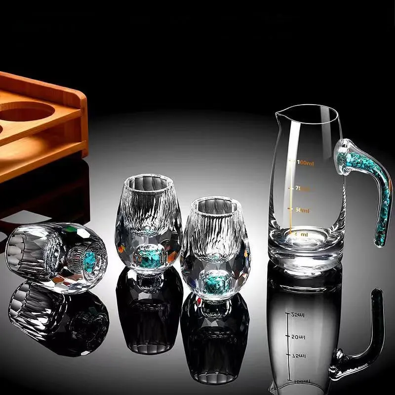 Dispenser anggur kaca anggur k - Wine Glass Set Crystal ulasan dan harga