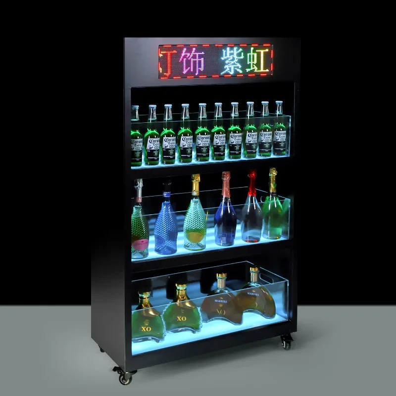 Lemari anggur dengan lampu LED - Wine Beer Type ulasan dan harga