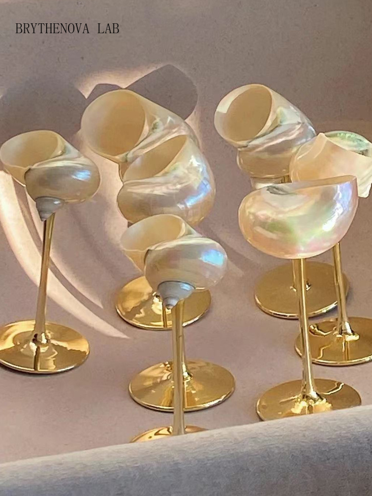 Cangkir Anggur Kerang Retro Pa - Wine Glass Set Crystal ulasan dan harga