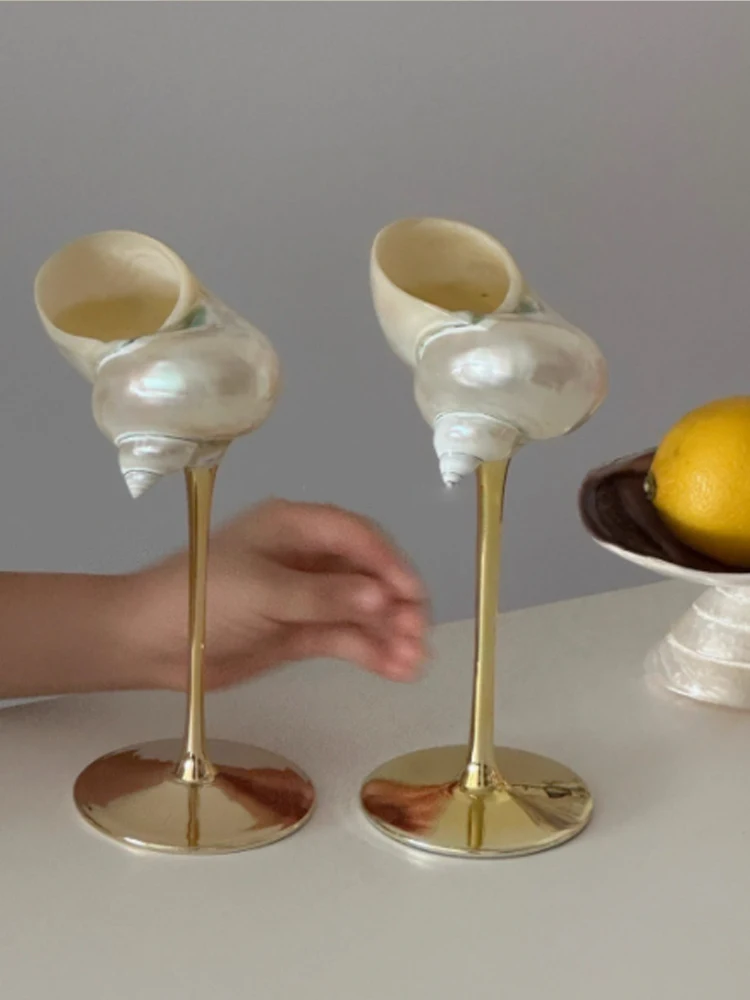 Cangkir Anggur Kerang Retro Pa - Wine Glass Set Crystal ulasan dan harga