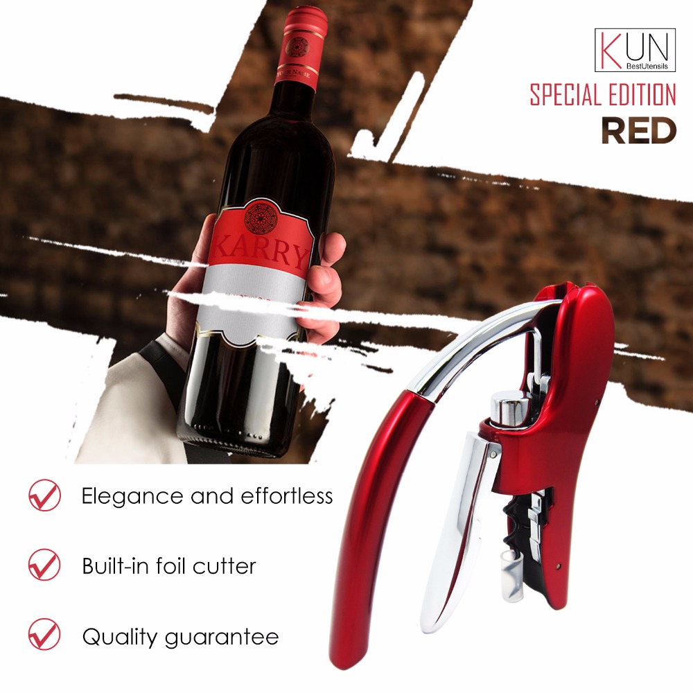 Alat Pembuka Botol Anggur deng - Cork Screw Lever ulasan dan harga