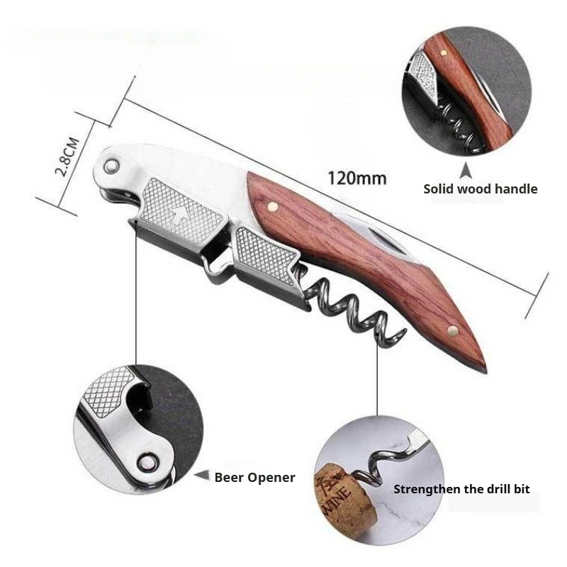 Pembuka Botol Anggur Tuas Gand - Cork Screw Lever ulasan dan harga